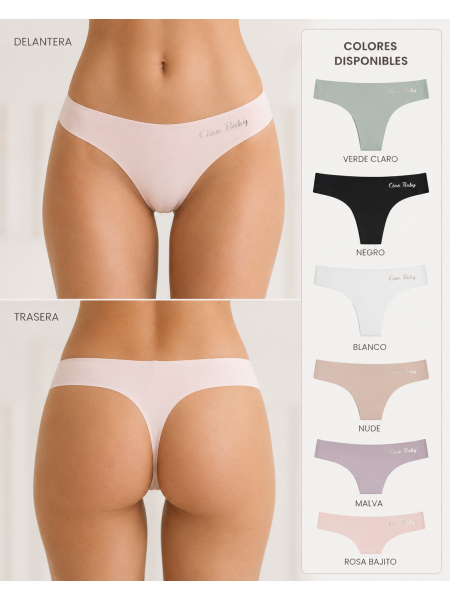 Tanga Ciao Baby sin costuras