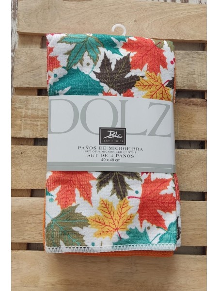 Paño Cocina Microfibra Set 4 Ud
