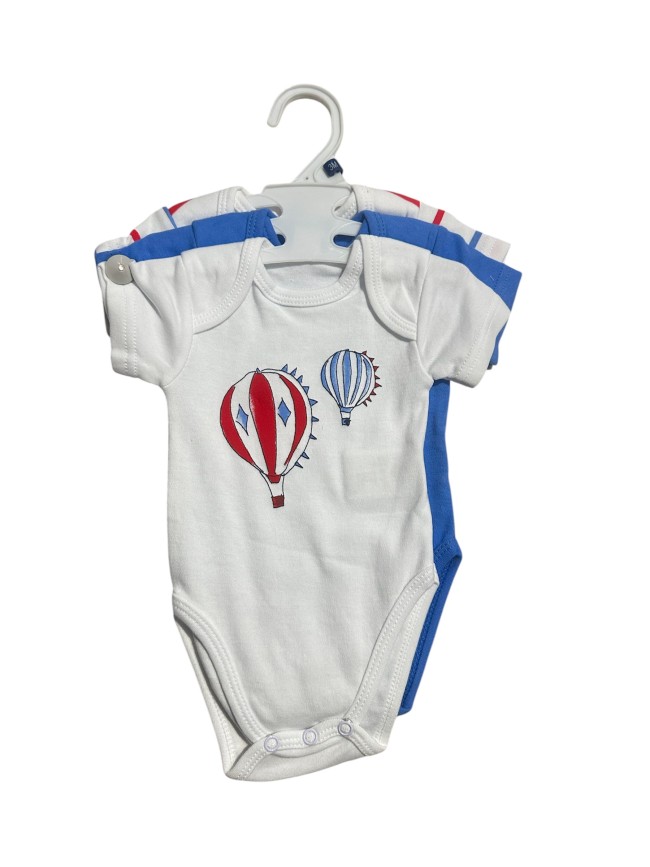 Pack 3 bodys bebé globo