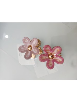 Pinzas metálicas flor
