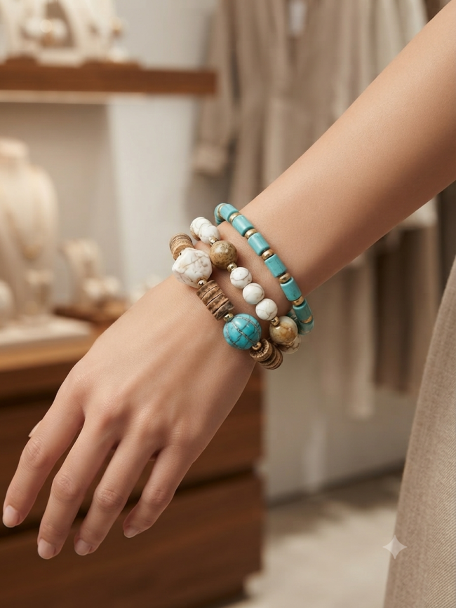 Set de 3 pulseras Mariana