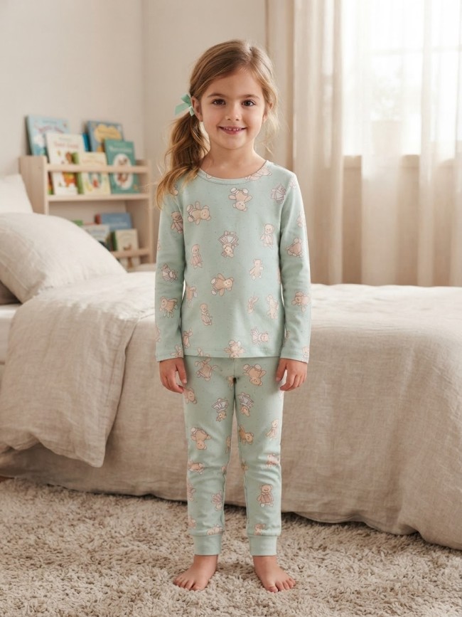 Pijama niña ositos