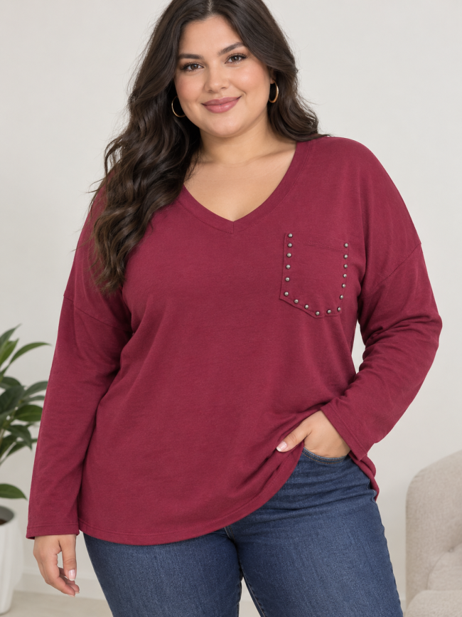 Camiseta Liss manga larga