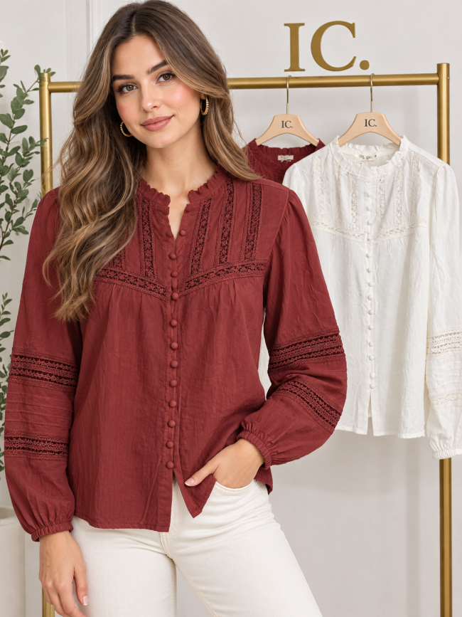 Blusa Fiama bordada