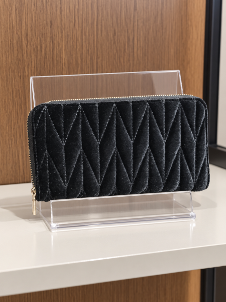 Cartera terciopelo