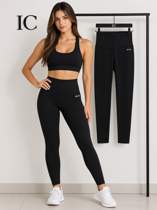 Leggings Splan negros para mujer | Inma Calero
