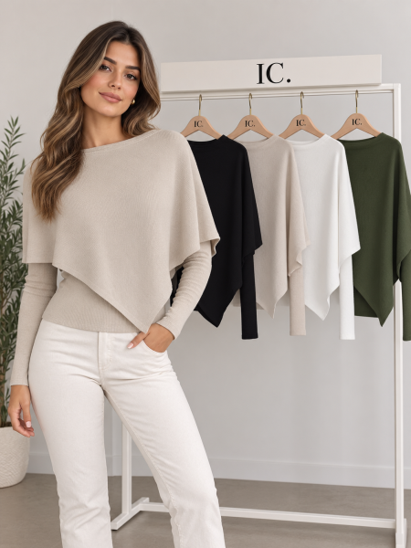 Jersey Alana tipo poncho