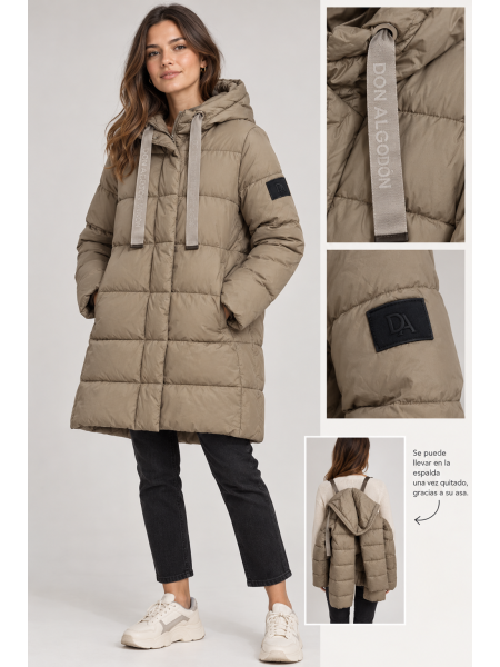 Parka larga Don Algodón