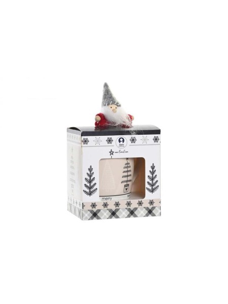 Set taza y muñeco navideño