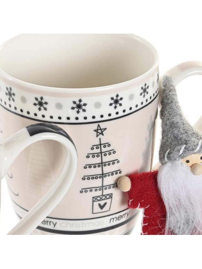 Set taza y muñeco navideño