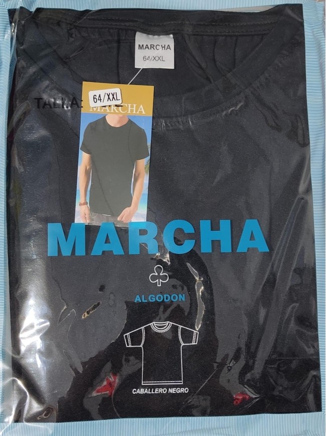 Camiseta Basica Manga Corta Hombre