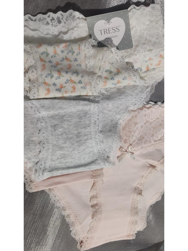 Braga Mujer Tress Encaje