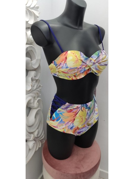 Bikini Floral Braga Alta Latera-Abierto 2