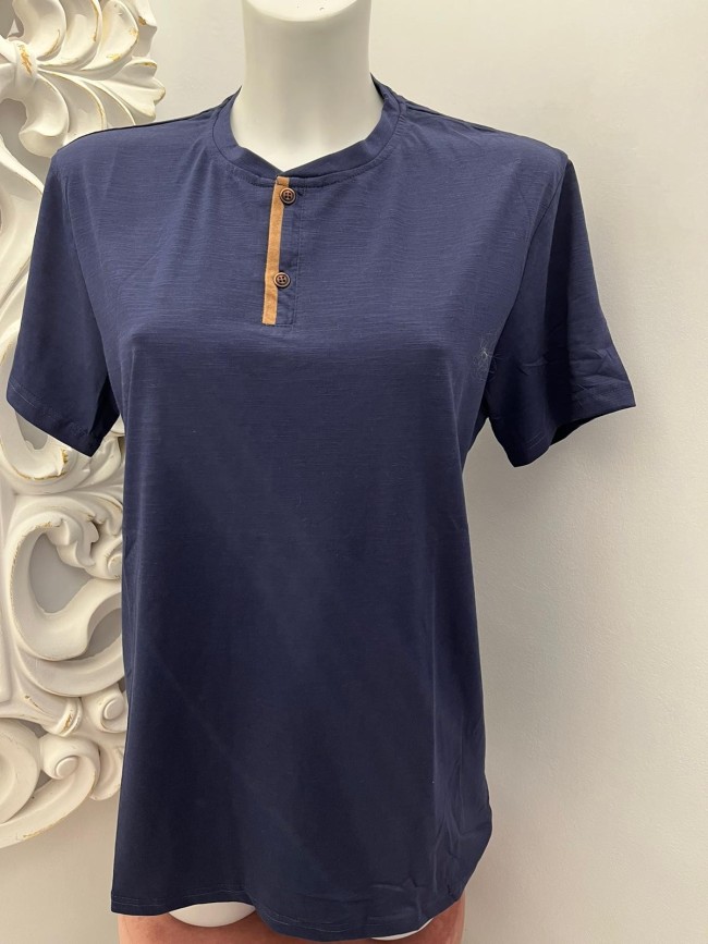 Camiseta Caballero Botones