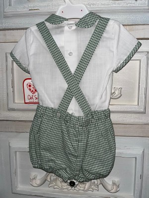 Conjunto 2Pzs Bebe Niño Cuadros Vichy