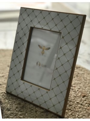 Marco Foto Dorado Simil-Marqueteria 10 X 15