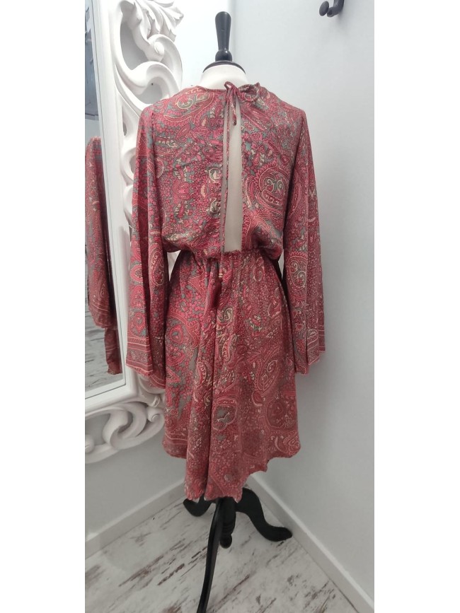 Vestido Indio Manga Murcielago