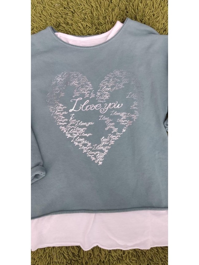 Sudadera Basica Blanca Niña