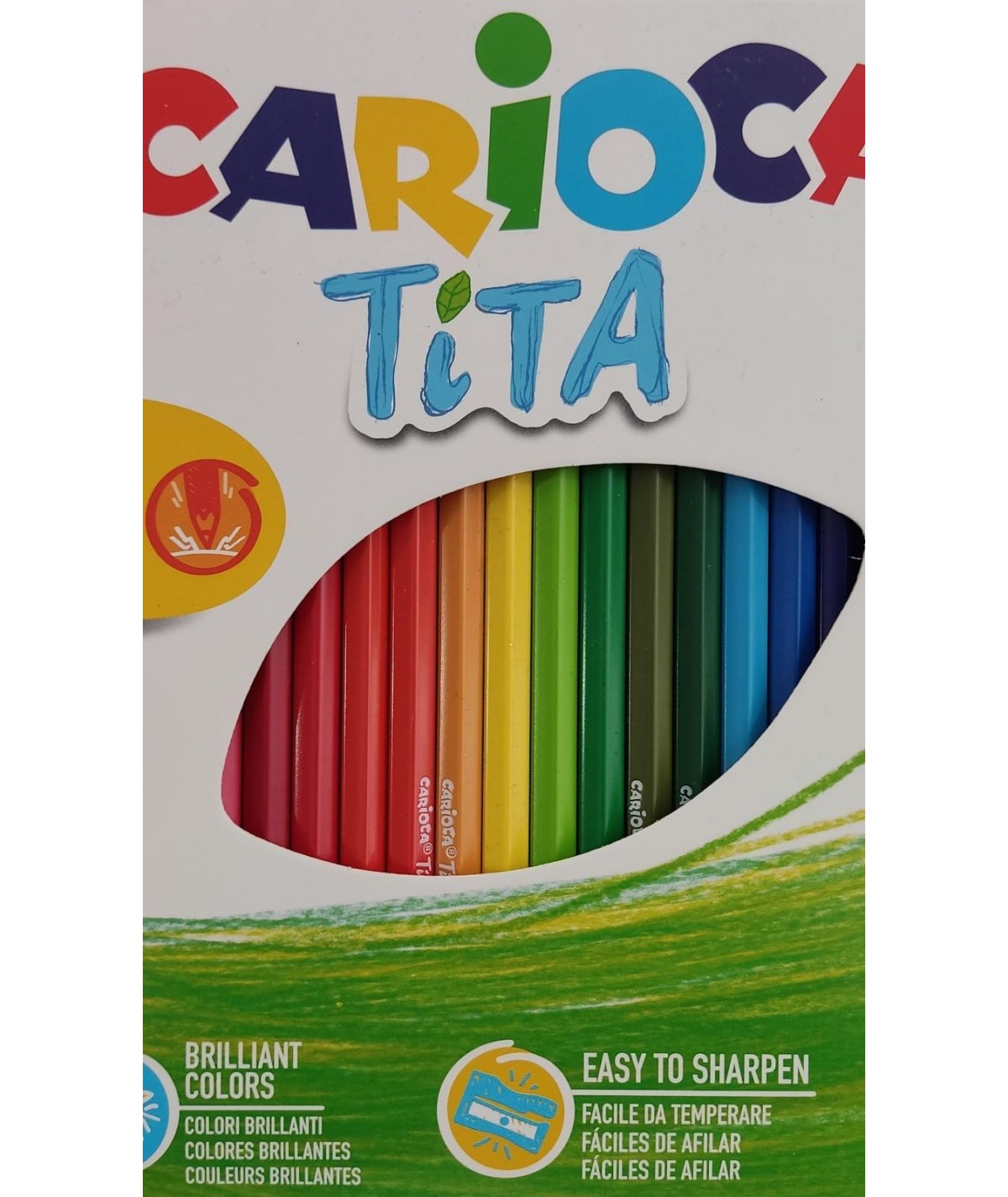 LAPIZ COLOR CARIOCA TITA HEXAGONAL CAJA 24 UD