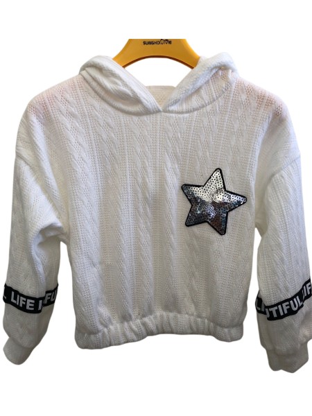 Sudadera Trenzada Estrella