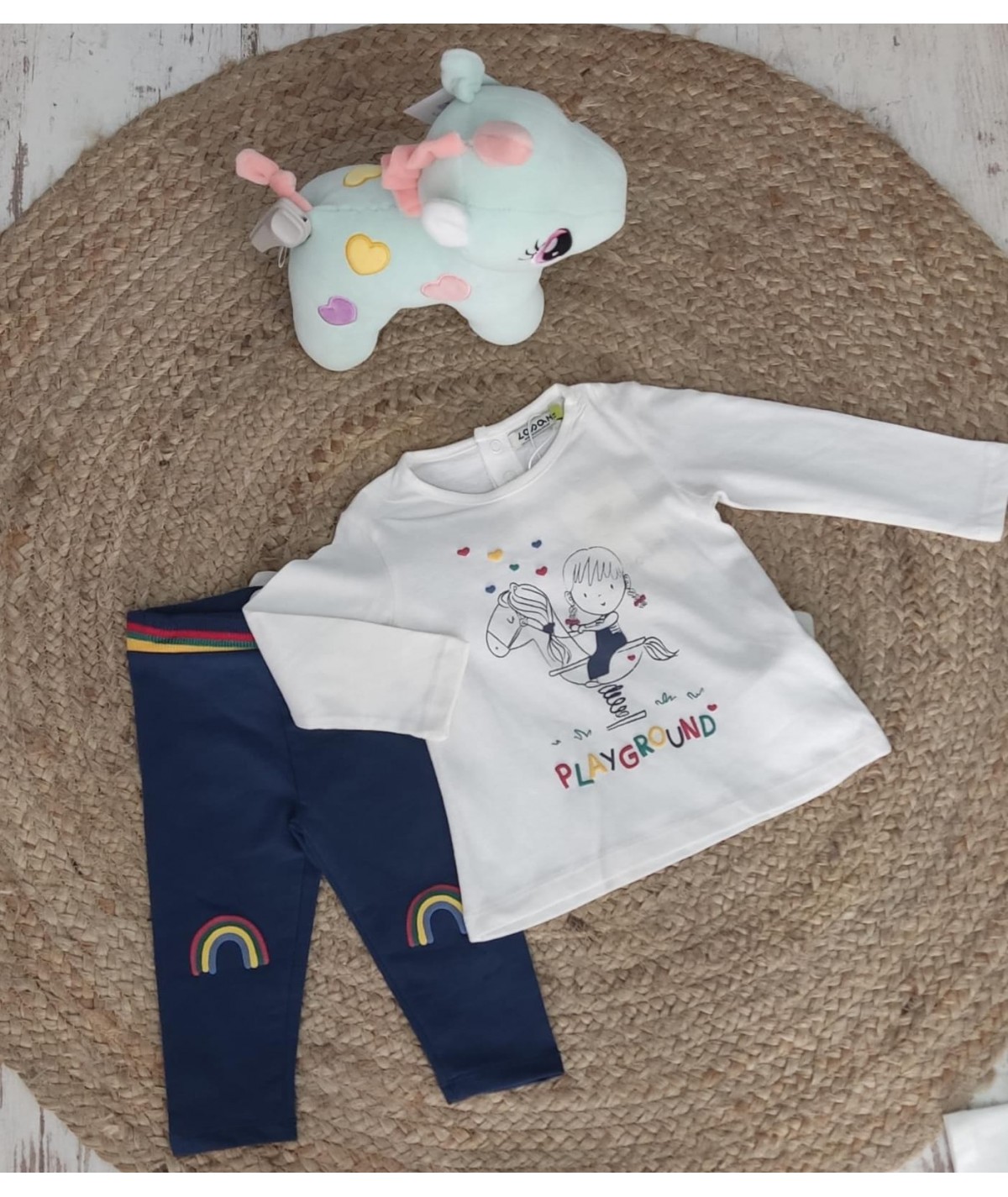 CONJUNTO BEBE NIÑA CABALLO LOSAN