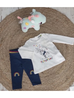 Conjunto Bebe Niña Caballo Losan