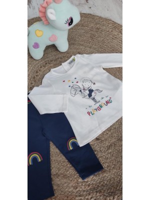 Conjunto Bebe Niña Caballo Losan