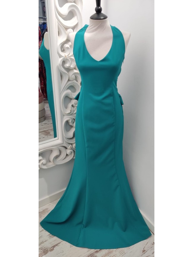 Vestido Lam Cola Volante