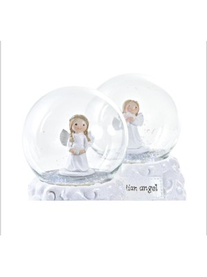 Figura De Resina Angel Guardian