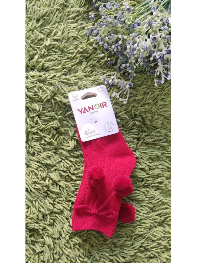 Calcetin Bebe Borlones