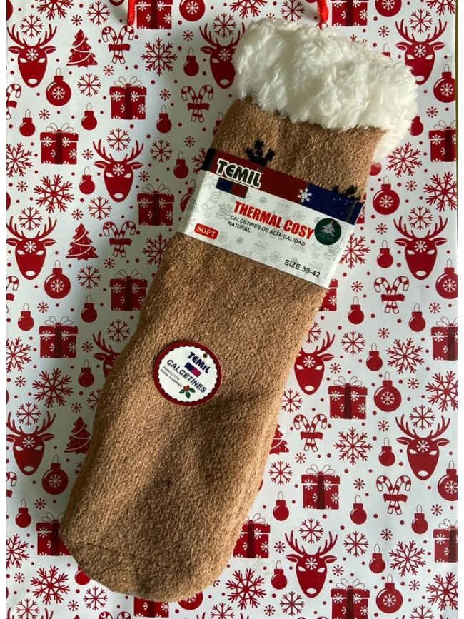 Calcetin Thermal Navideño 39-42
