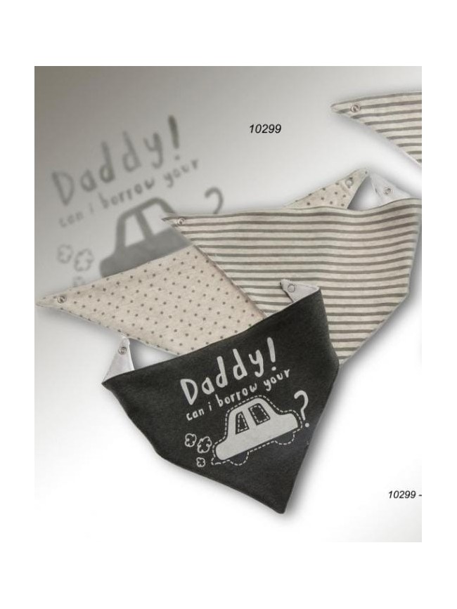 Pack De Tres Baberos Bandanas