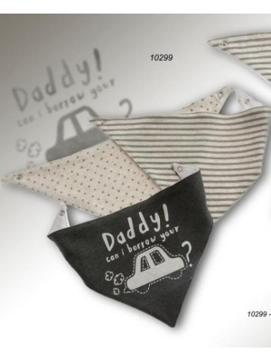 Pack De Tres Baberos Bandanas