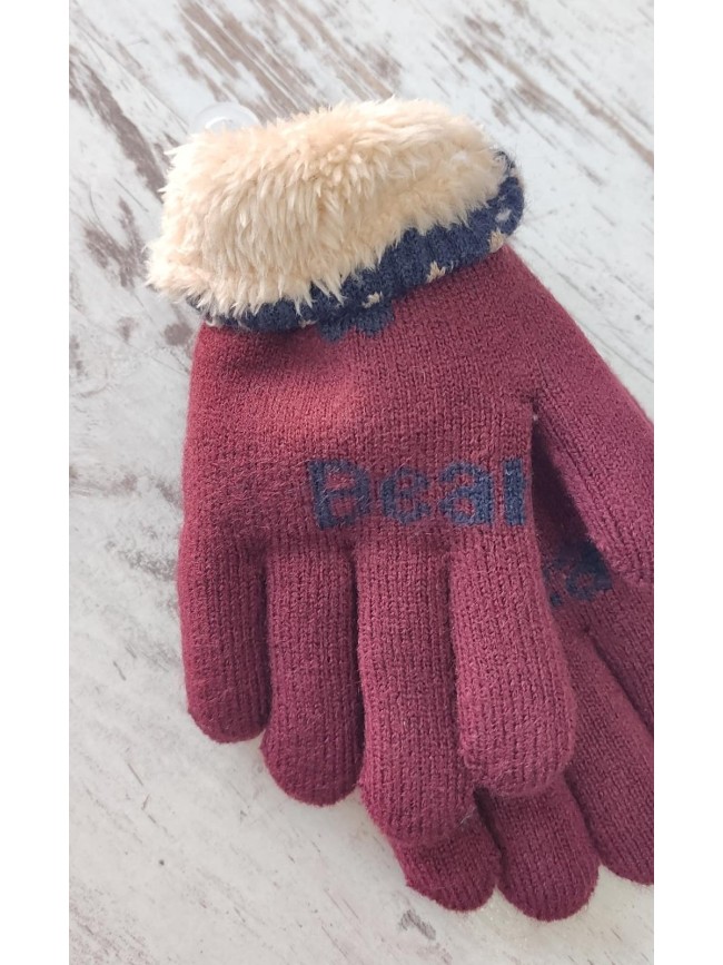 Guantes Lana Unosex Bear F/Borreguito