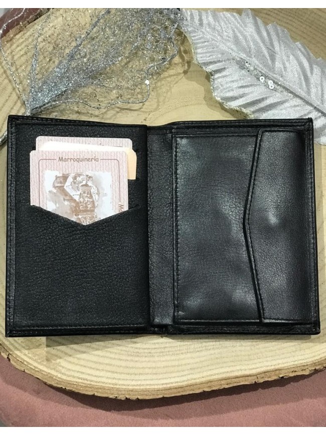 Cartera Caballero Piel Monedero Interior