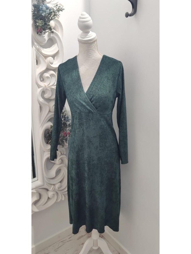 Vestido Corte Alto Brilli Semi Terciopelo