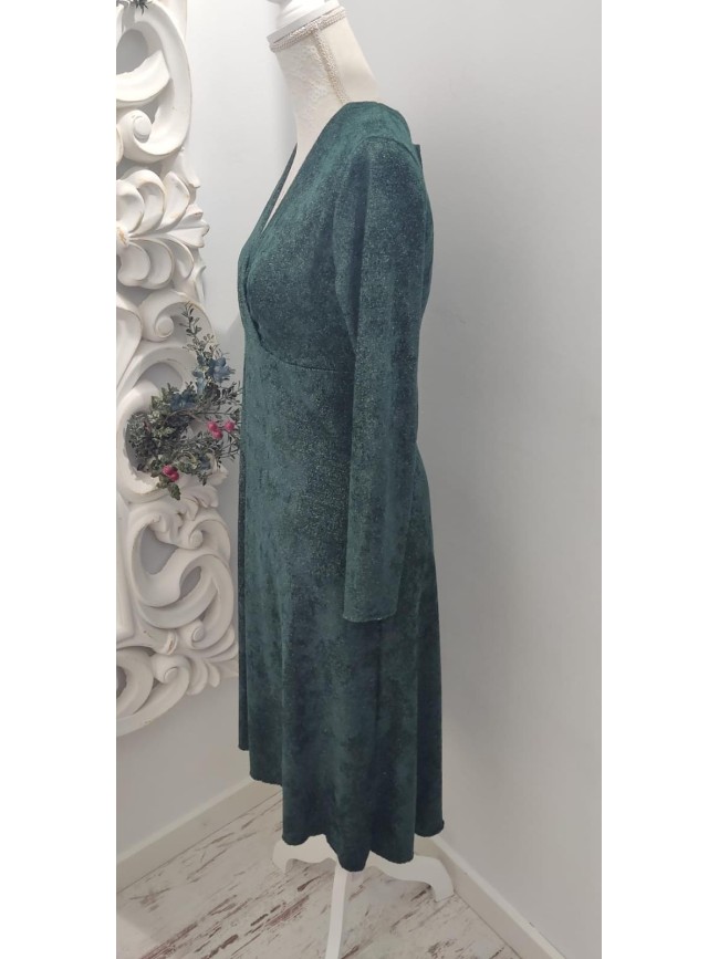 Vestido Corte Alto Brilli Semi Terciopelo