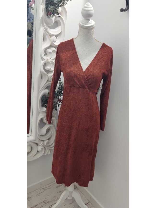 Vestido Corte Alto Brilli Semi Terciopelo