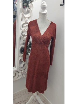 Vestido Corte Alto Brilli Semi Terciopelo