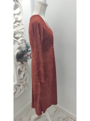 Vestido Corte Alto Brilli Semi Terciopelo