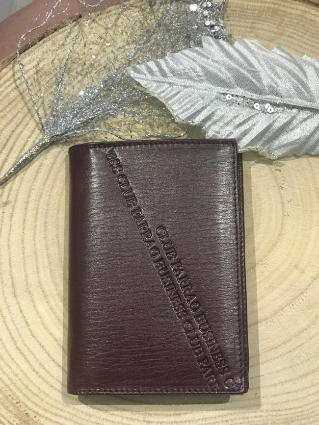 Billetero Caballero Piel Vaquetilla Business