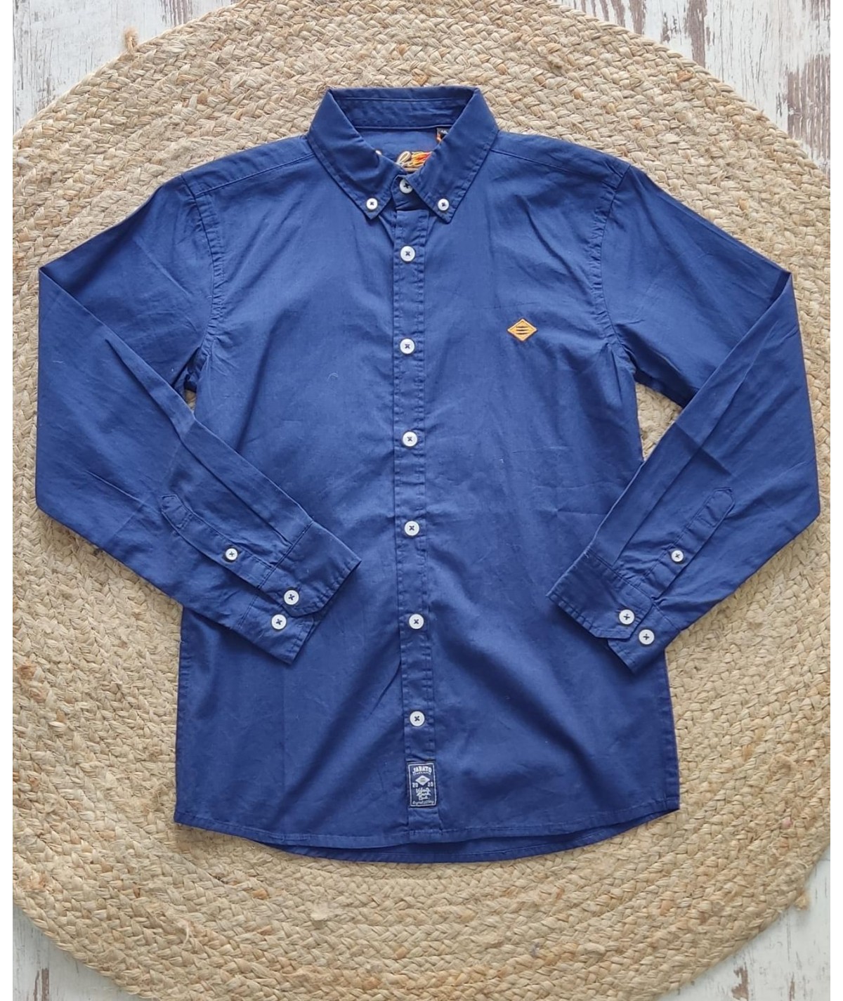 CAMISA BASIC NIÑO JABATO POPELIN