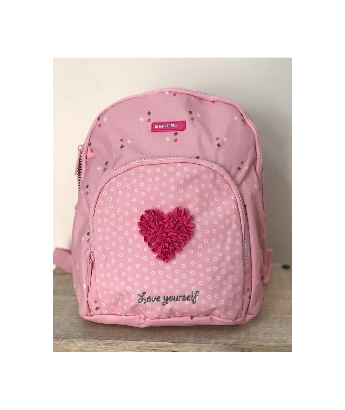 MOCHILA MINI SAFTA CORAZÓN