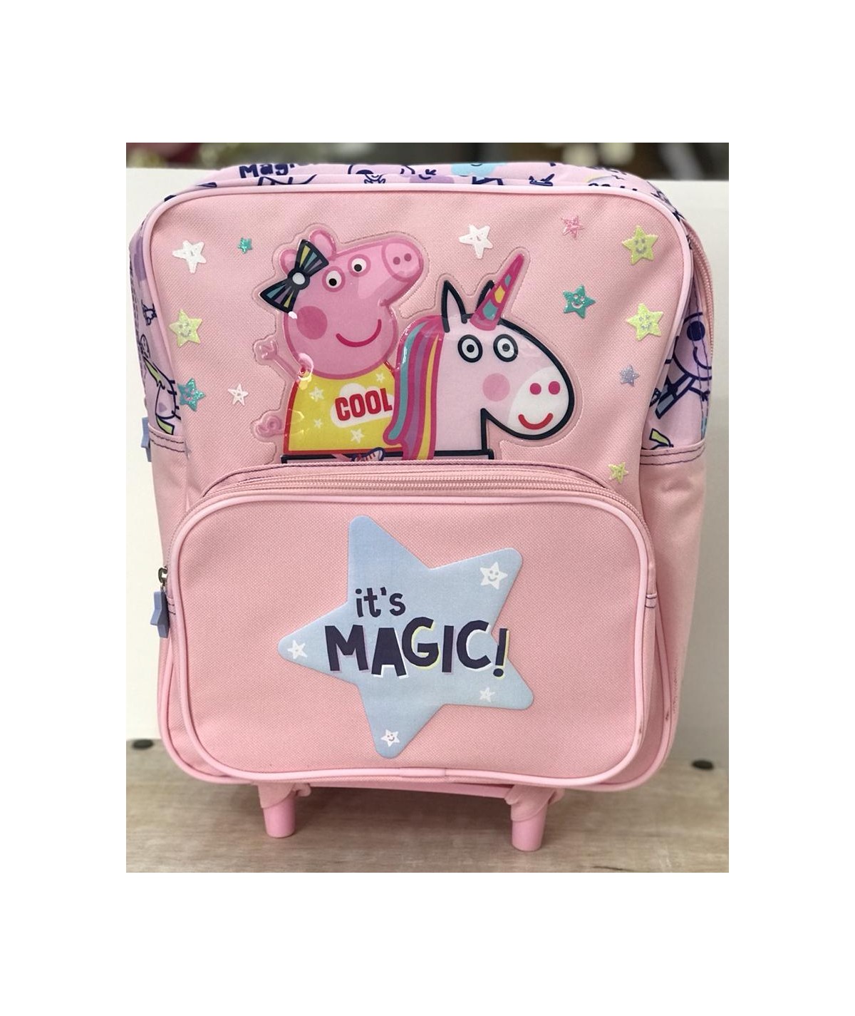 MOCHILA CARRO PEPPA PIG UNICORNIO