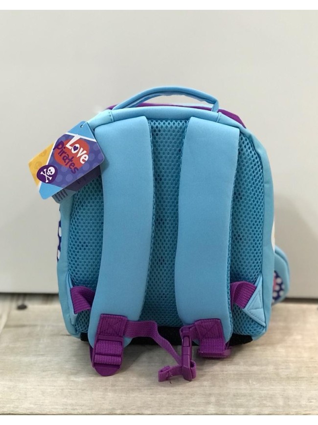 Mochila Neopreno Love Piratas + Monedero