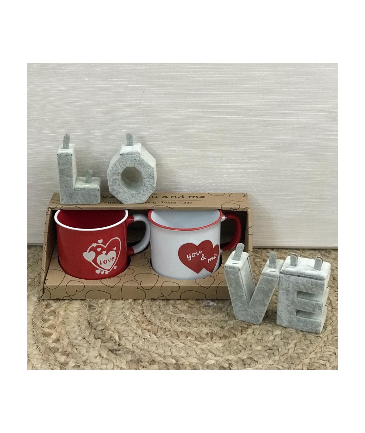 SET DOS TAZAS CORAZONES