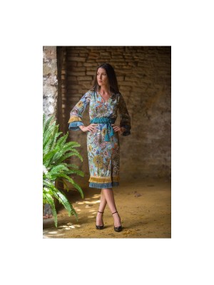 Vestido Jardin Enrejado Kahyra