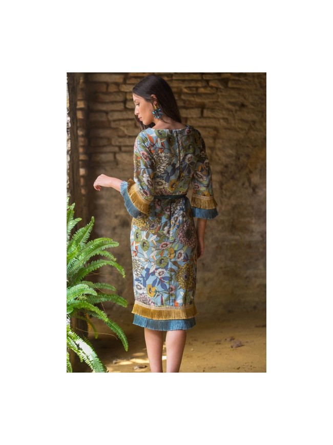 Vestido Jardin Enrejado Kahyra