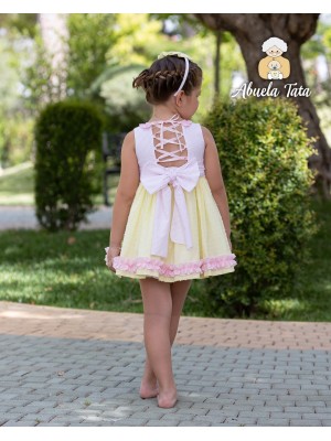 Vestido Niña Plumeti Abuela Tata