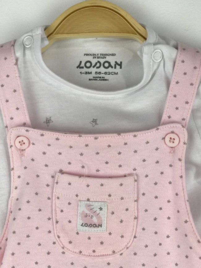 Losan Niña Conjunto Peto Braguita Cm Fantasy World